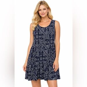 Lucky Brand Black and White Patterned Top